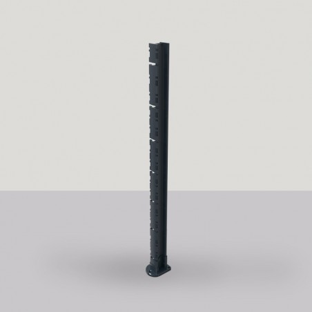 Poteau à Encoches RHINO PRO pour Grillage Rigide Soudé 66x50 mm