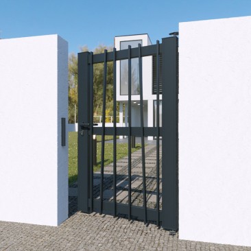 Portillon Vierge Aluminium Sur Mesure