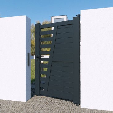 Portillon Cygne Aluminium Sur Mesure