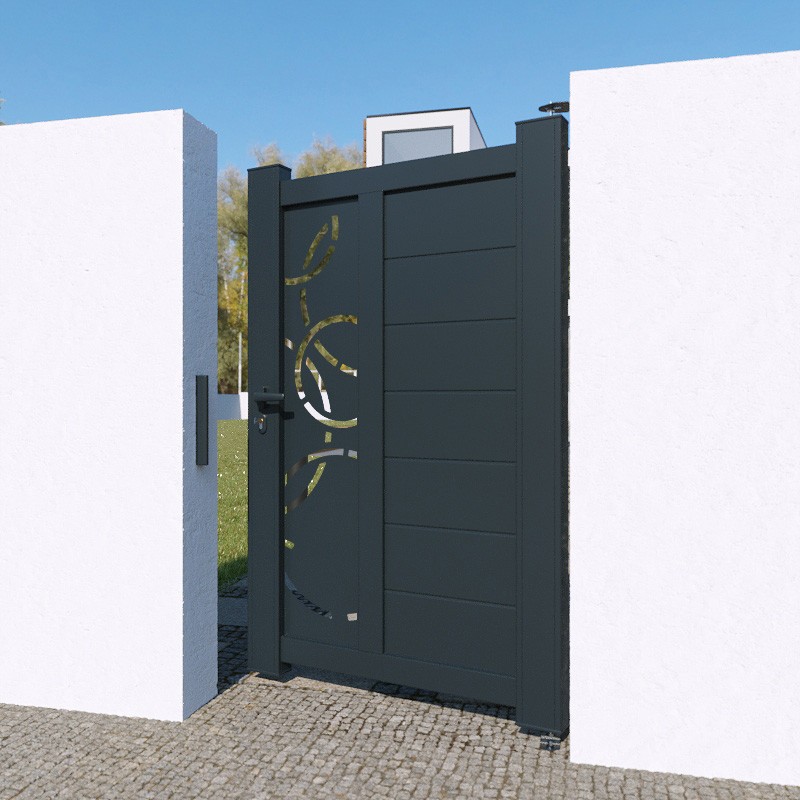 Portillon Sextant Aluminium Sur Mesure