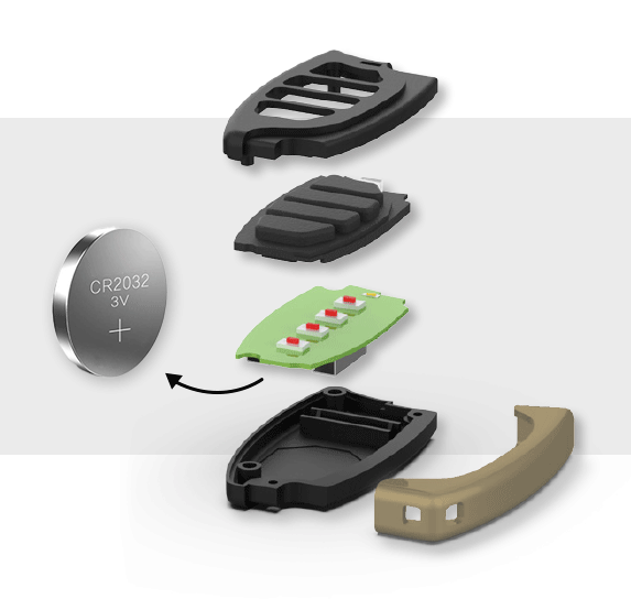 Assemblage Télécommande pour Portail Battant Motorisé