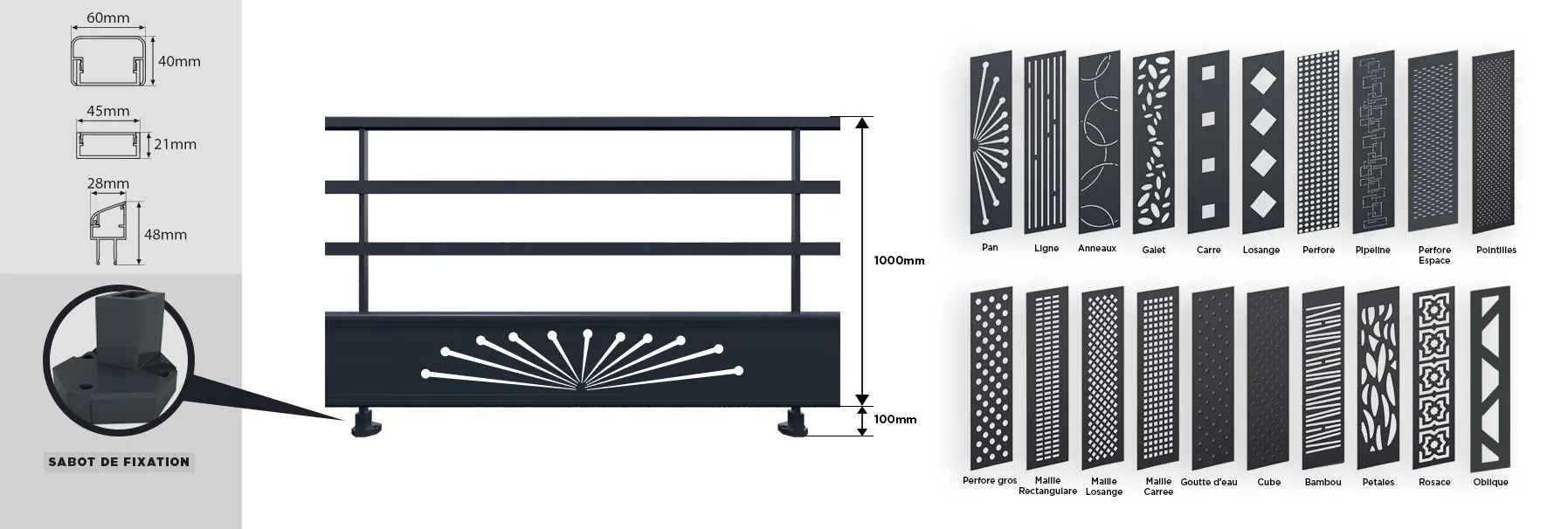 Sabot de Fixation