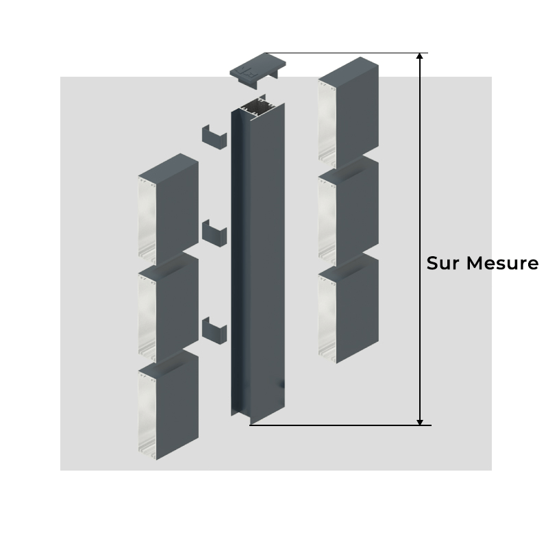 Plan de Coupe Montant et Lames