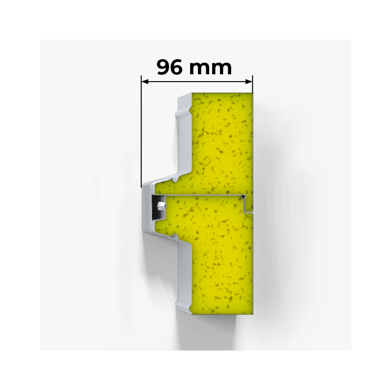 Panneau Fin Pergolanda Toit Plat 3000 x 3000 mm