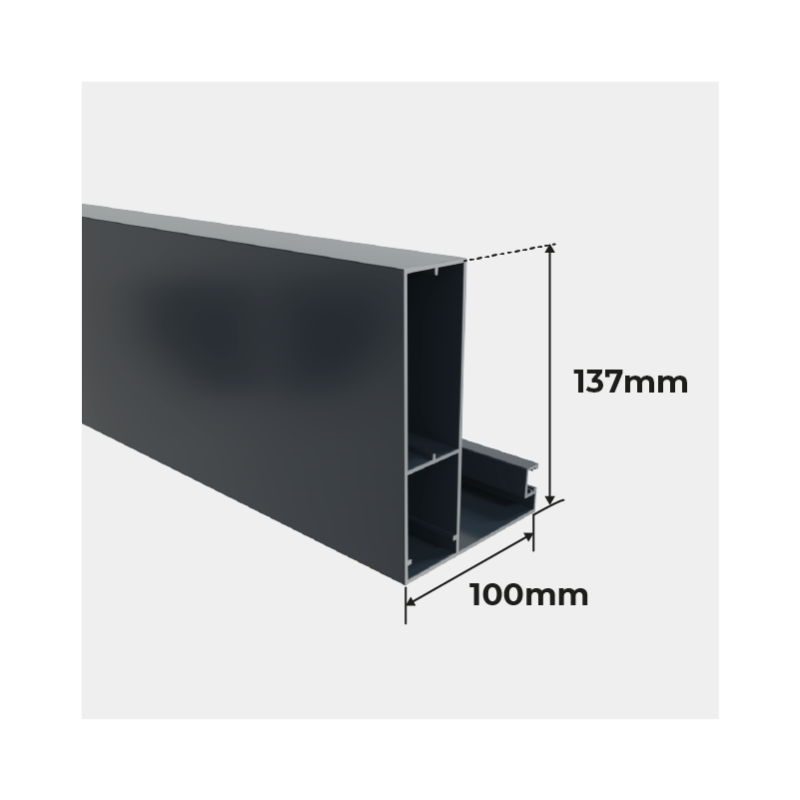 Gouttière Pergolanda Toit Plat 3000 x 3000 mm