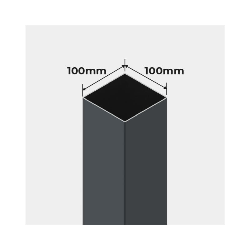 Poteau Pergolanda Toit Plat 3000 x 3000 mm