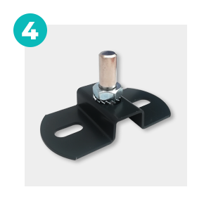 Crapaudine Portail Battant Standard