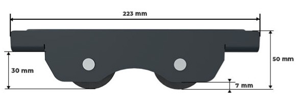 Dimensions Galet Portail Coulissant Sur Mesure