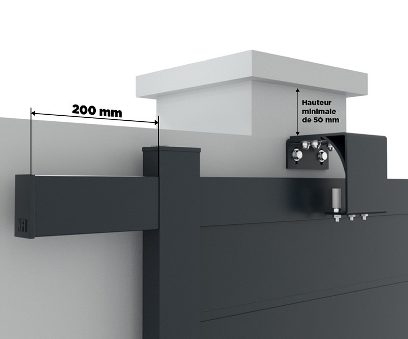 Hauteur Minimale Équerre Portail Coulissant Sur Mesure