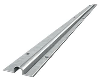 Rail aluminium anodisé