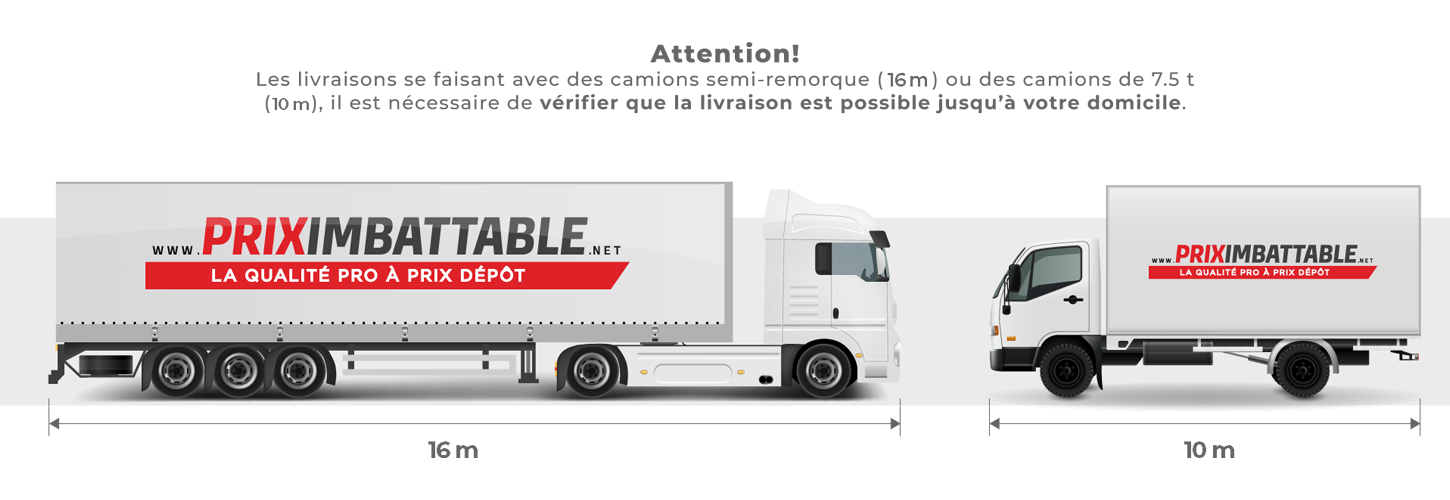 Livraison avec des Camions