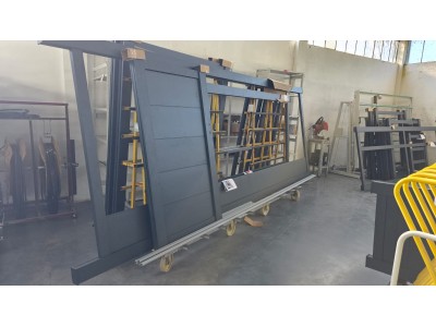 Image de fabrication: portail coulissant