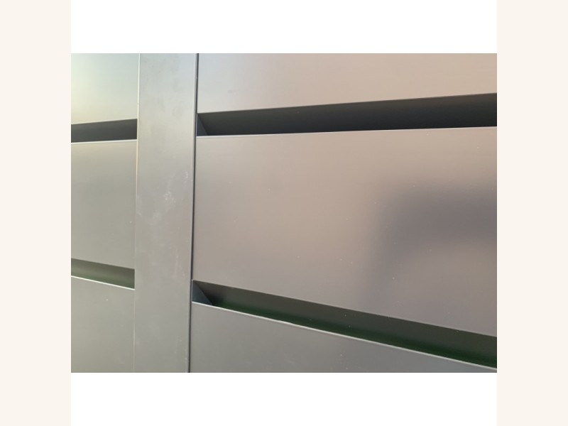 Kit Brise Vue Aluminium Persiennee Sceller Hauteur Max 2000mm Gris Ou Blanc