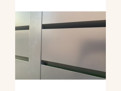 Kit Brise Vue Aluminium Persiennee Sceller Hauteur Max 2000mm Gris Ou Blanc